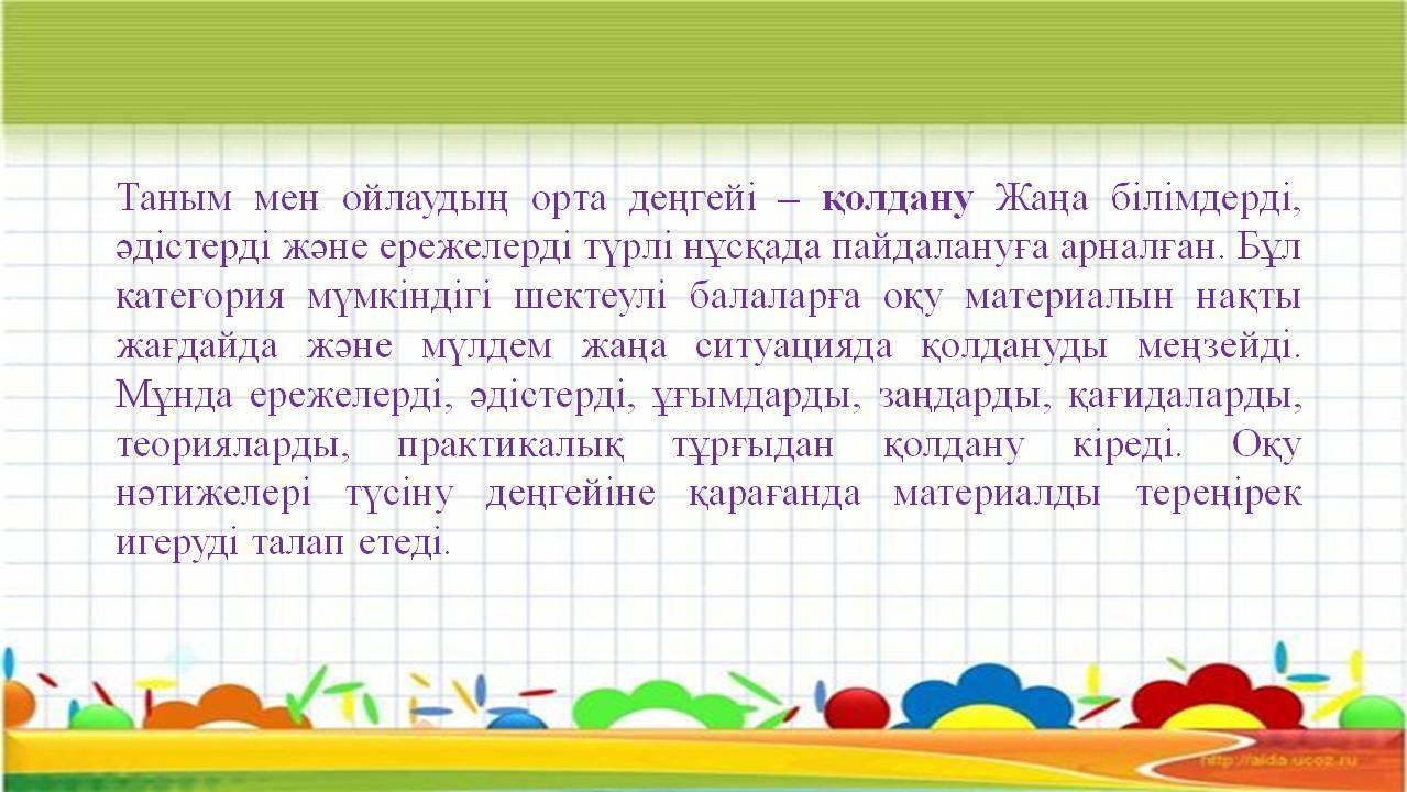 «Инклюзивті білім беруде балаларға психологиялық-педагогикалық қолдау көрсету 